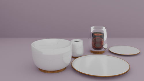 A realistic rendering of tablewear